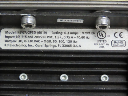 Dorner 2200 6"W x 8'L Low Profile Mini Belt Conveyor 115V Variable Speed 3-65FPM