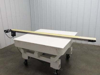 Dorner 2200 6"W x 8'L Low Profile Mini Belt Conveyor 115V Variable Speed 3-65FPM