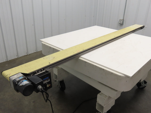 Dorner 2200 6"W x 8'L Low Profile Mini Belt Conveyor 115V Variable Speed 3-65FPM