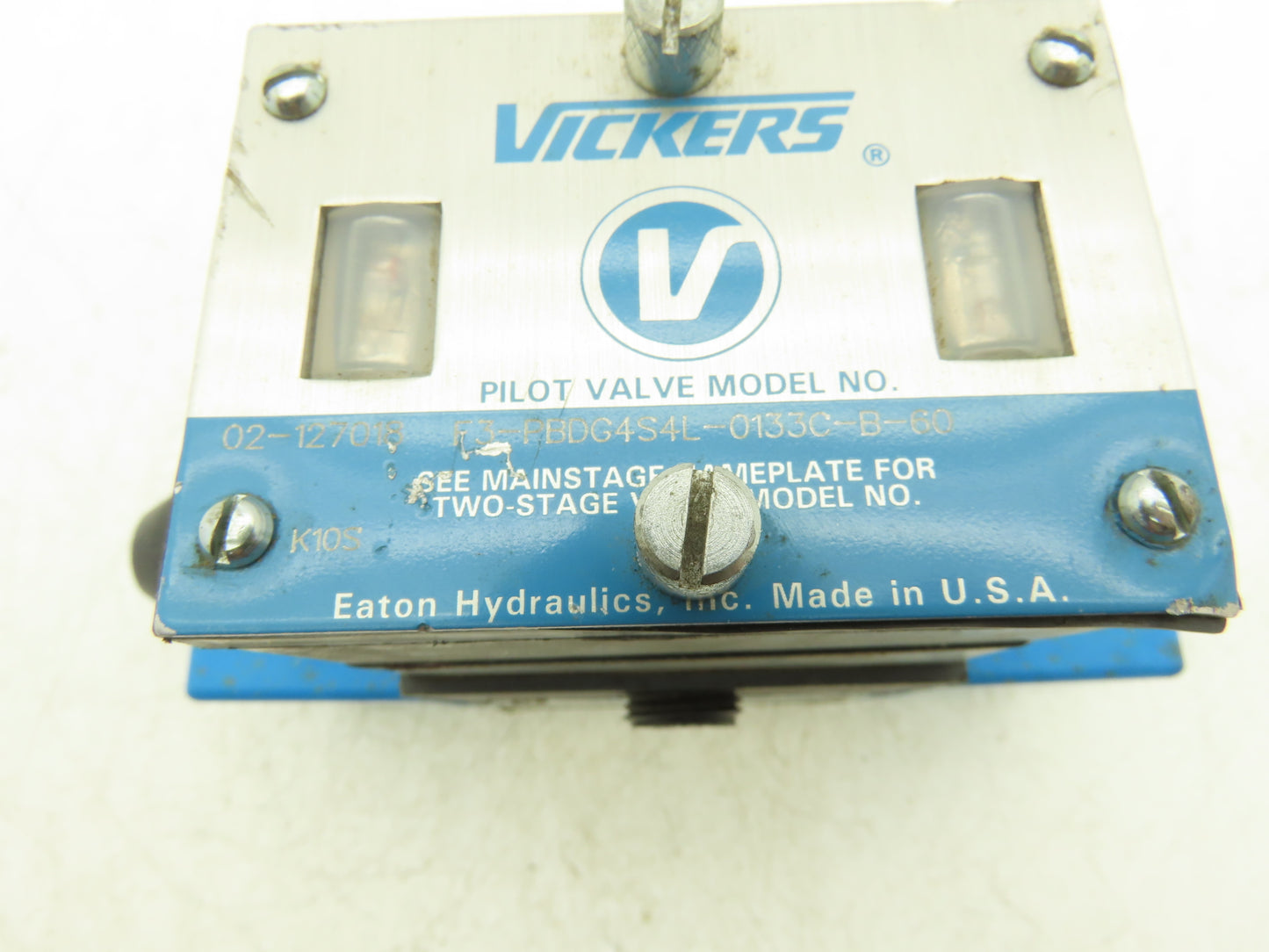 Vickers F3-PBDG4S4L-0133C-B-60 Hydraulic Directional Pilot Valve 120VAC