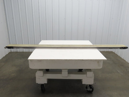 Dorner 2200 Series 6"W x 8'L Low Profile Mini Belt Conveyor **No Drive**