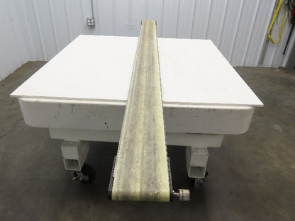 Dorner 2200 Series 6"W x 8'L Low Profile Mini Belt Conveyor **No Drive**