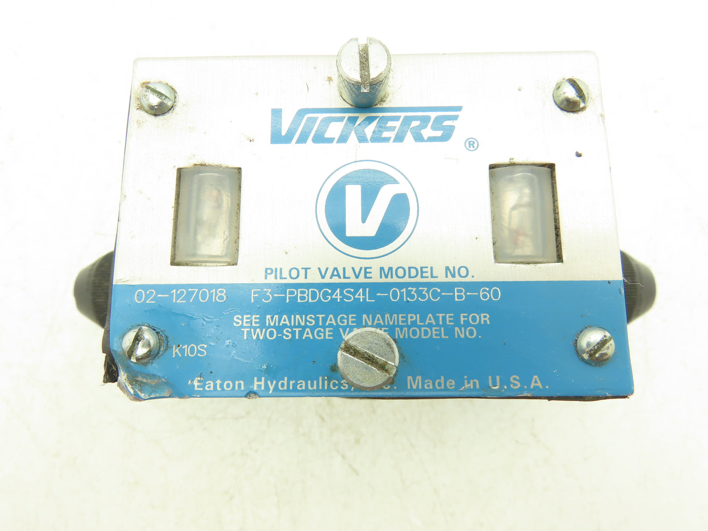 Vickers F3-PBDG4S4L-0133C-B-60 Hydraulic Directional Pilot Valve 120VAC