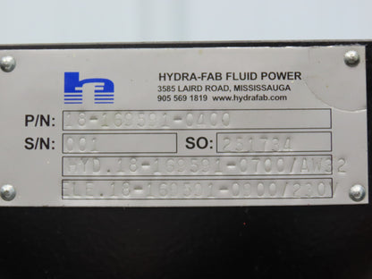 Hawe KA281S14KDTP/H Hydraulic Power Unit Pack 325bar 1.1kw 3.9L Tank 200V 3Ph