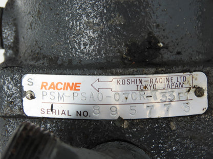 Racine PSM-PSA0-07CR-T33F1 Variable Vane Hydraulic Oil Pump .75kw 220V 3PH Motor