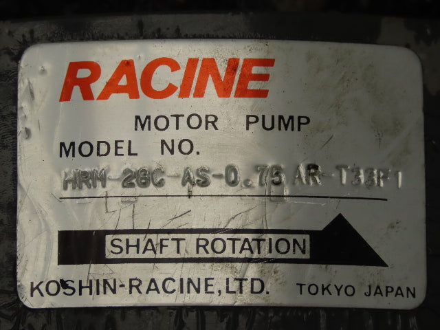 Racine PSM-PSA0-07CR-T33F1 Variable Vane Hydraulic Oil Pump .75kw 220V 3PH Motor
