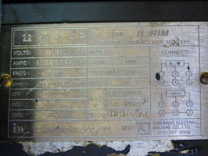 Yuken Hydraulic Piston Pump 7gpm 1000psi 2.2kw 220V 3PH Motor