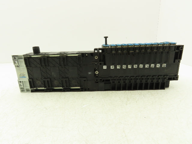 Festo 173945/173943 CPA14-VI Air Solenoid 10-Valve Manifold 24V w/CPX Modules