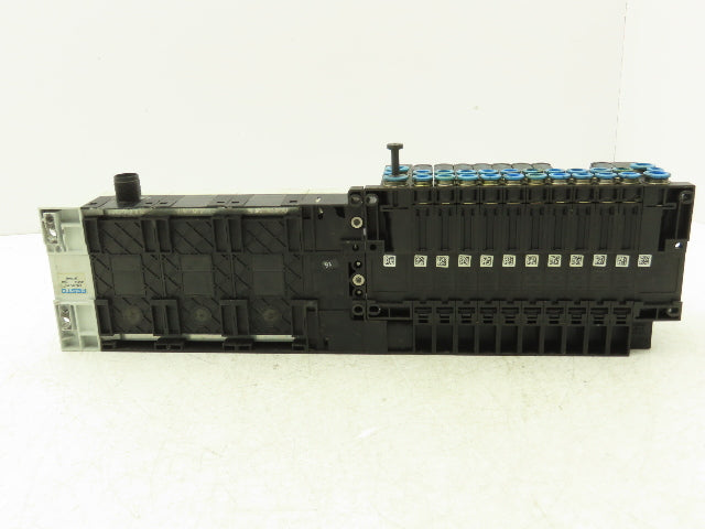 Festo 173943/173945/173946 CPA14-VI Air Solenoid 10-Valve Manifold w/CPX Modules