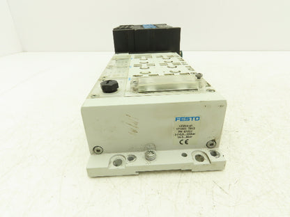 Festo 173943/173945/173946 CPA14-VI Air Solenoid 10-Valve Manifold w/CPX Modules