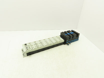 Festo 173945/173946 CPA14-VI Air Solenoid 10-Valve Manifold w/CPX Modules 24V