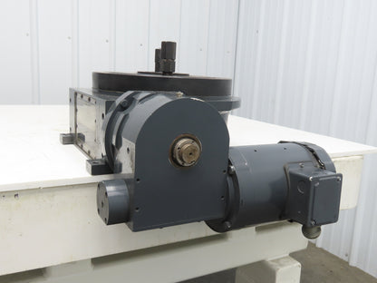 Dial-X 10"Rotary Table Indexer Drive 4 Position Rotator Motor 1/2Hp 3Ph 230/460V