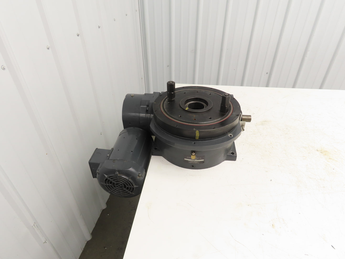 Dial-X 10"Rotary Table Indexer Drive 4 Position Rotator Motor 1/2Hp 3Ph 230/460V