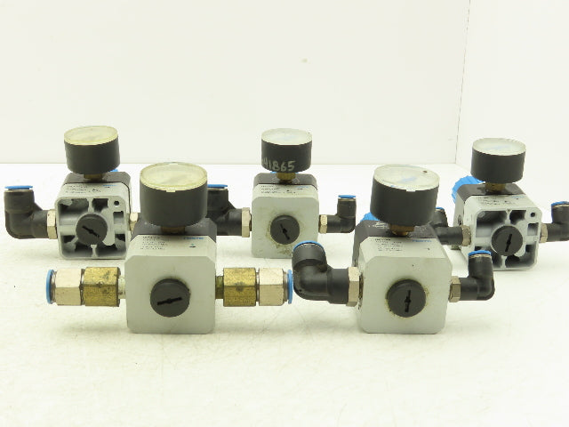 Festo LRP-1/4-4 Precision Air Pressure Regulator G1/4" 60/175psi  Lot of 5