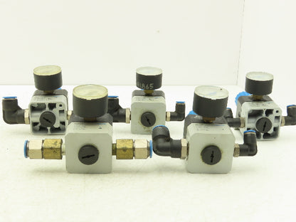 Festo LRP-1/4-4 Precision Air Pressure Regulator G1/4" 60/175psi  Lot of 5