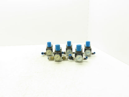 Festo LRP-1/4-4 Precision Air Pressure Regulator G1/4" 60/175psi  Lot of 5