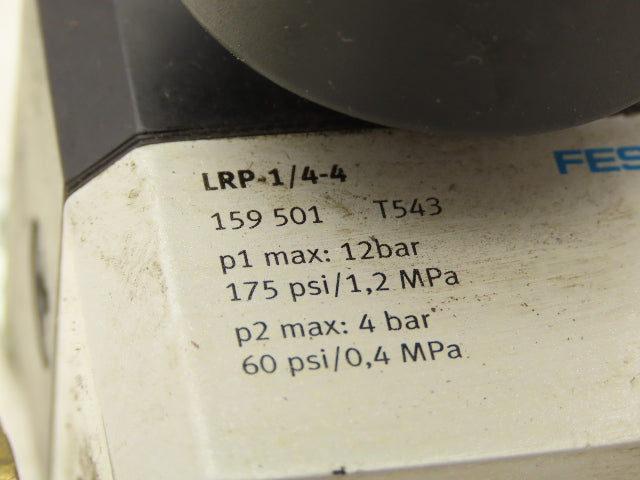 Festo LRP-1/4-4 Precision Air Pressure Regulator G1/4" 60/175psi  Lot of 5
