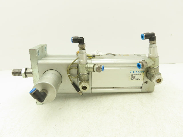 Festo DNC-80-80-PPV-A-KP Pneumatic Air Cylinder 80mm x 80mm Stroke w/Rod Clamp