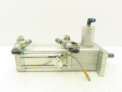 Festo DNC-80-80-PPV-A-KP Pneumatic Air Cylinder 80mm x 80mm Stroke w/Rod Clamp