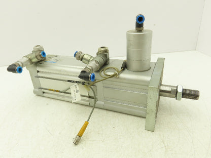 Festo DNC-80-80-PPV-A-KP Pneumatic Air Cylinder 80mm x 80mm Stroke w/Rod Clamp