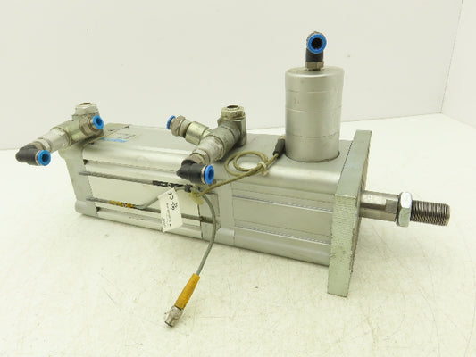 Festo DNC-80-80-PPV-A-KP Pneumatic Air Cylinder 80mm x 80mm Stroke w/Rod Clamp