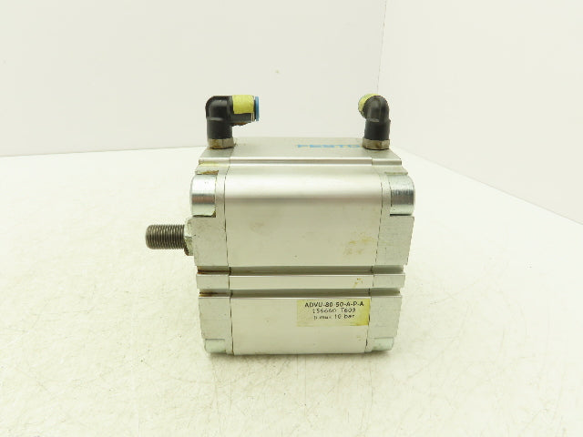 Festo ADVU-80-50-A-P-A Pneumatic Air Cylinder 80mm Bore x 50mm Stroke 145psi