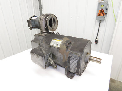 Baldor D5030P DC Motor 30Hp 1750/2300 RPM 150/300FV 500 Arm Volts 288AT Frame