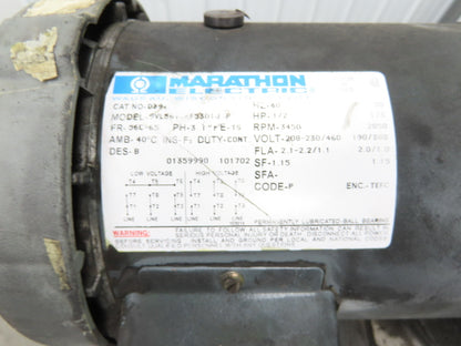 Baldor D5030P DC Motor 30Hp 1750/2300 RPM 150/300FV 500 Arm Volts 288AT Frame