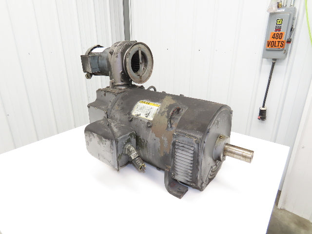 Baldor D5030P DC Motor 30Hp 1750/2300 RPM 150/300FV 500 Arm Volts 288AT Frame