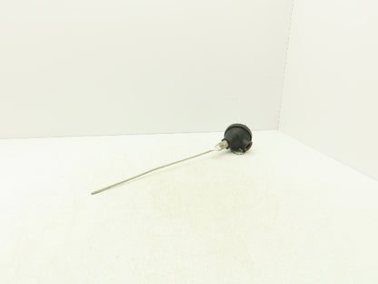 Temperature Transmitter Thermocouple 15" Probe 1/2"npt with Protection Head