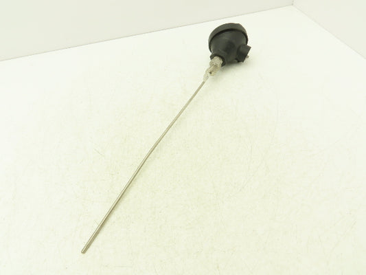 Temperature Transmitter Thermocouple 15" Probe 1/2"npt with Protection Head