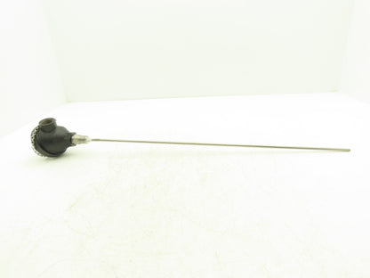 Temperature Transmitter Thermocouple 24" Probe 1/2"npt with Protection Head