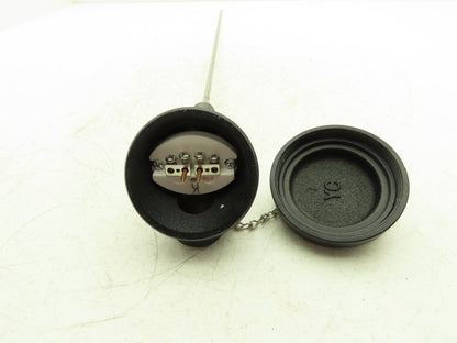 Temperature Transmitter Thermocouple 24" Probe 1/2"npt with Protection Head