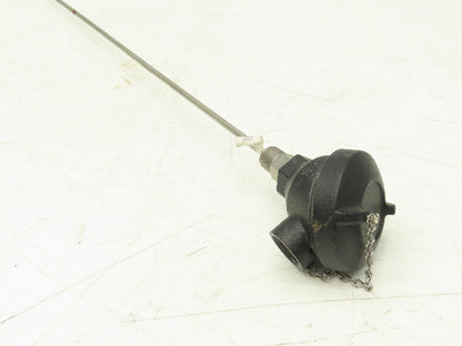 Temperature Transmitter Thermocouple 36" Probe 1/2"npt with Protection Head