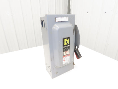 Square D H362 Heavy Duty Fused Safety Disconnect Switch 60A 600VAC Series F1