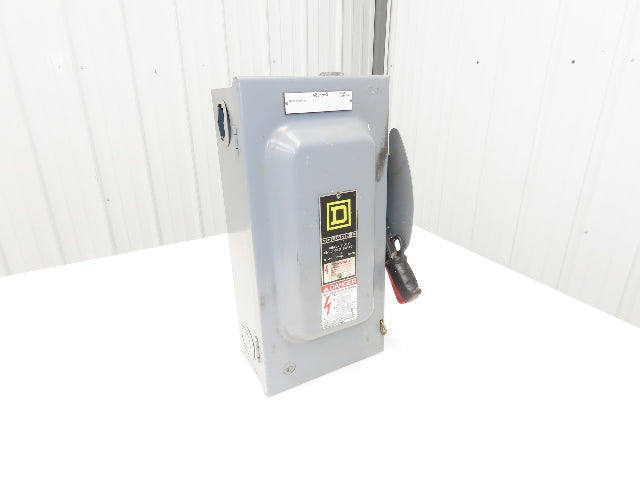 Square D H362 Heavy Duty Fused Safety Disconnect Switch 60A 600VAC Series F1
