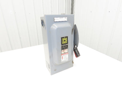 Square D H362 Heavy Duty Fused Safety Disconnect Switch 60A 600VAC Series F1