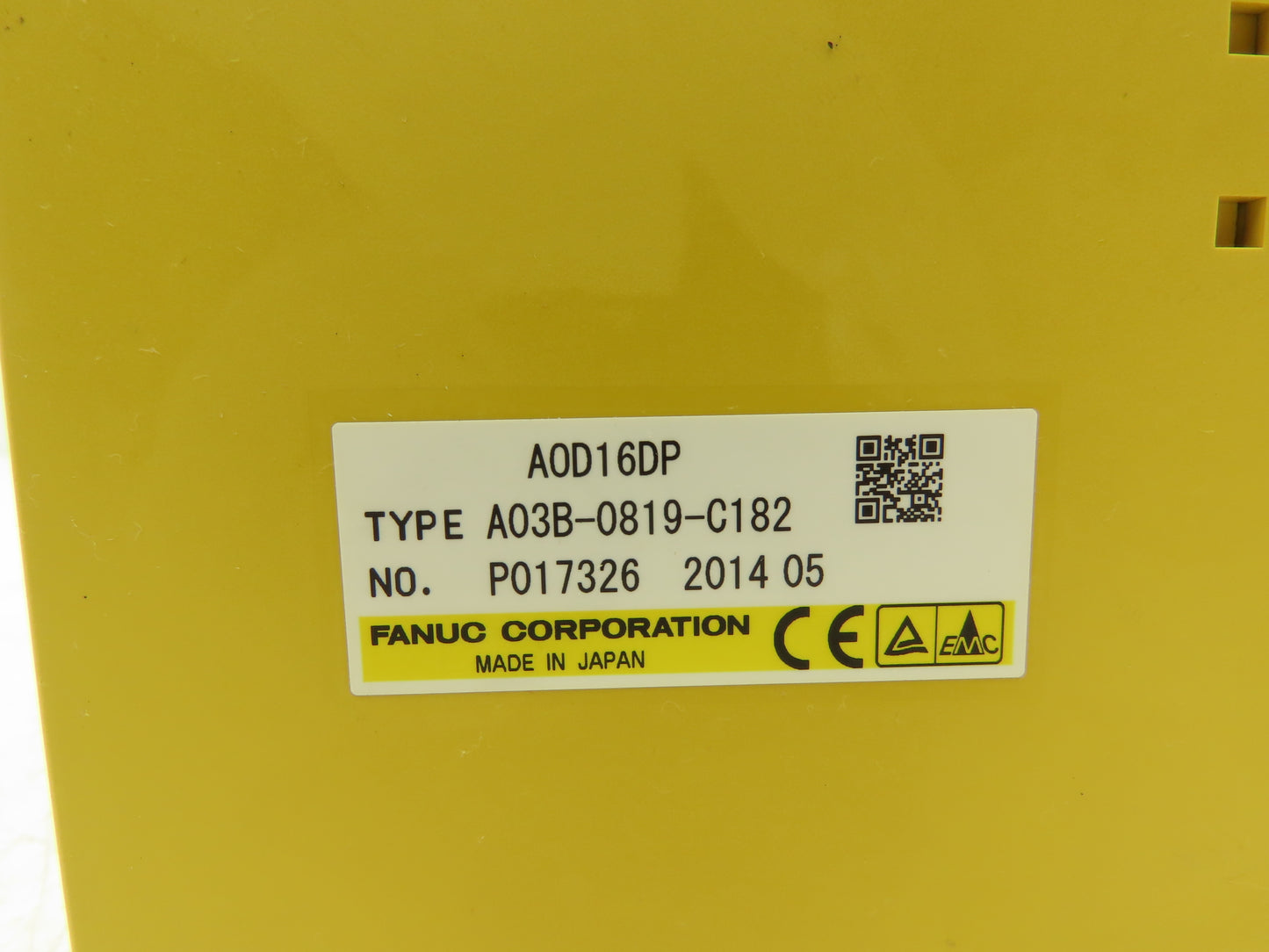 Fanuc A03B-0819-C182 I/O Input Output Module 16 Point Relay A0D16DP