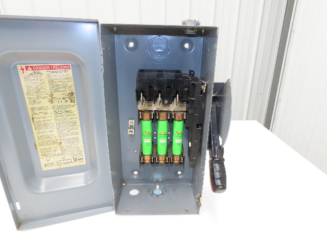 Square D H362 Heavy Duty Fused Safety Disconnect Switch 60A 600VAC Series F05