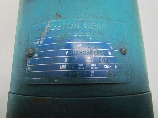 Boston Gear 5K45SG8155 JUTF-G 1-1/2HP 1725RPM 145TCZ Frame