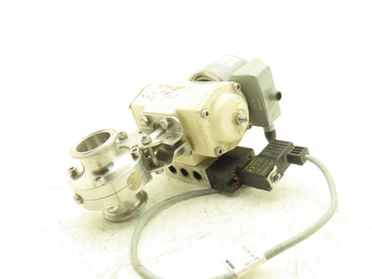 Keystone F250 Butterfly Valve 35MM Stainless Pneumatic Actuator Proximity Sensor