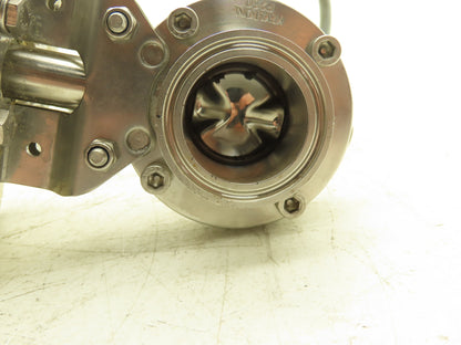 Keystone F250 Butterfly Valve 35MM Stainless Pneumatic Actuator Proximity Sensor