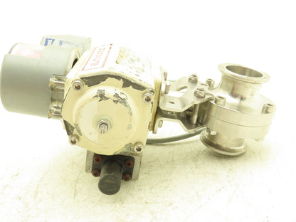 Keystone F250 Butterfly Valve 35MM Stainless Pneumatic Actuator Proximity Sensor