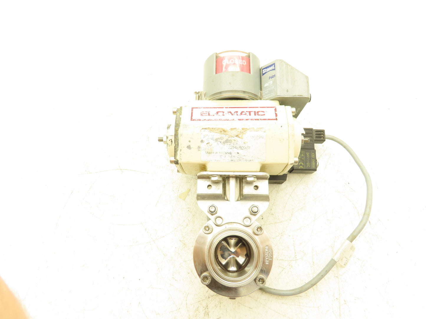 Keystone F250 Butterfly Valve 35MM Stainless Pneumatic Actuator Proximity Sensor