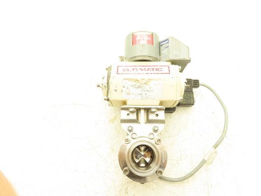 Keystone F250 Butterfly Valve 35MM Stainless Pneumatic Actuator Proximity Sensor