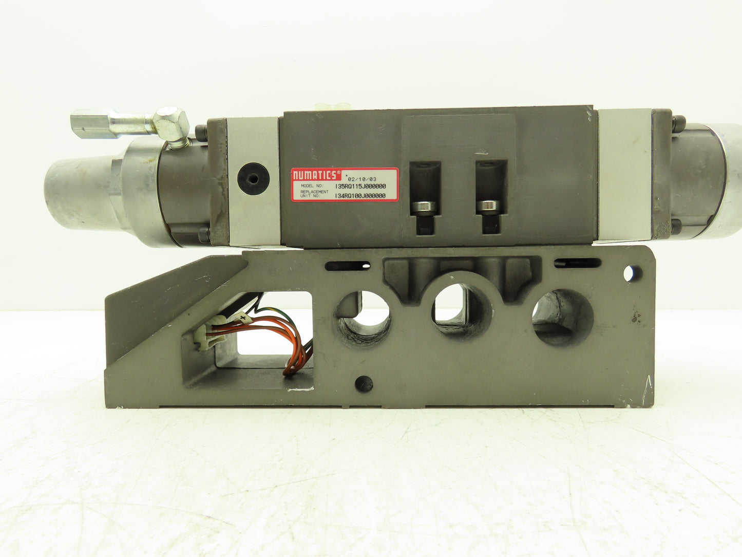 Numatics I34RQ100J000000 Pneumatic Valve Pressure Regulator Manifold Assembly