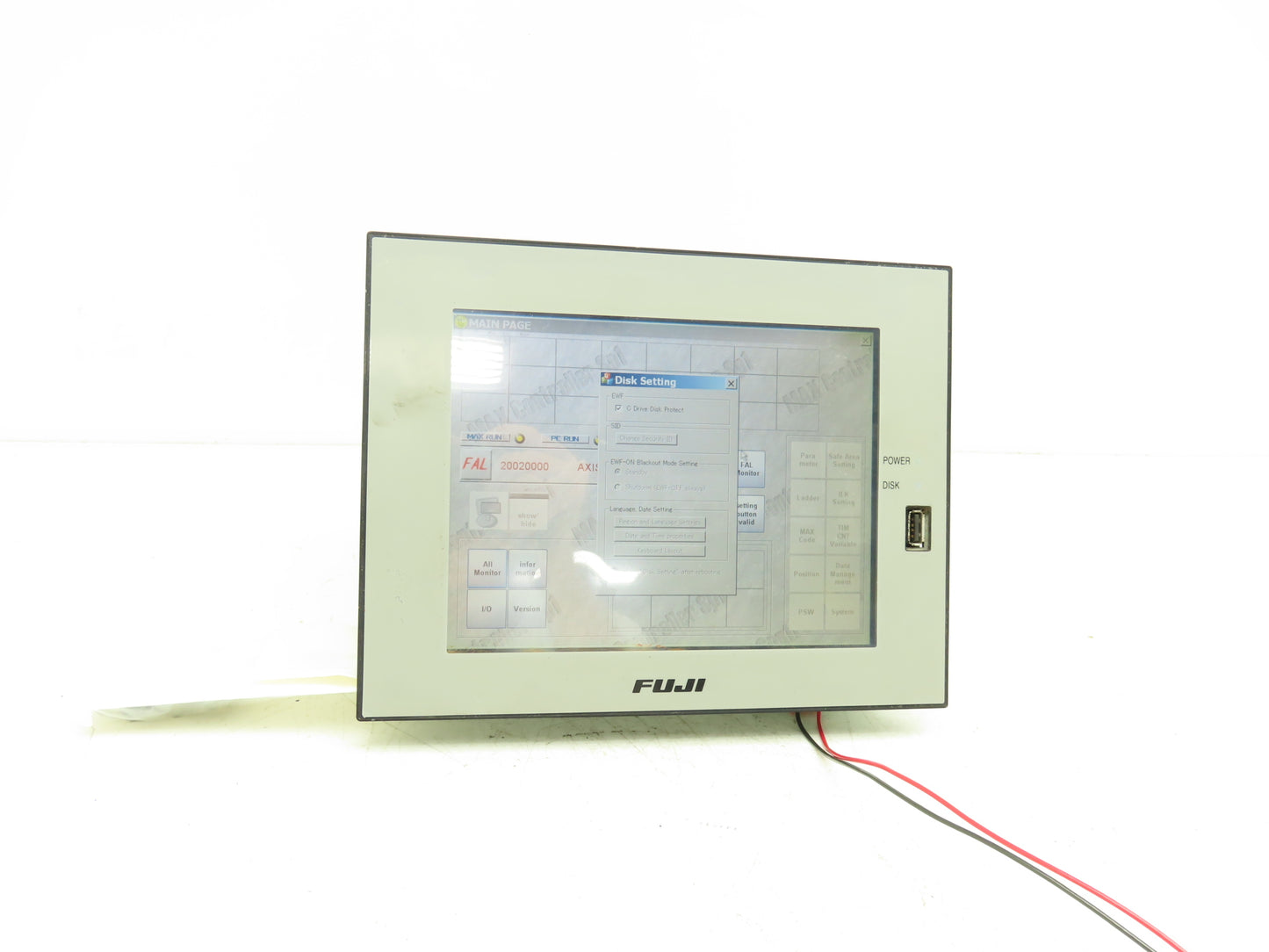 Fuji P08A1 B CNC HMI Controller Touch Screen Panel Computer 24V Windows *Read
