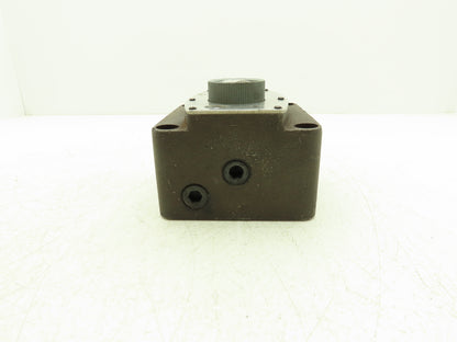 Vickers FG 03 28 22 Hydraulic Flow Control Valve Eaton Keyed- Key Missing