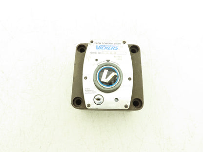 Vickers FG 03 28 22 Hydraulic Flow Control Valve Eaton Keyed- Key Missing