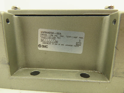 SMC NV8A423400A Pneumatic Air Valve Pilot 12-125psi Max Pressure 150PSI